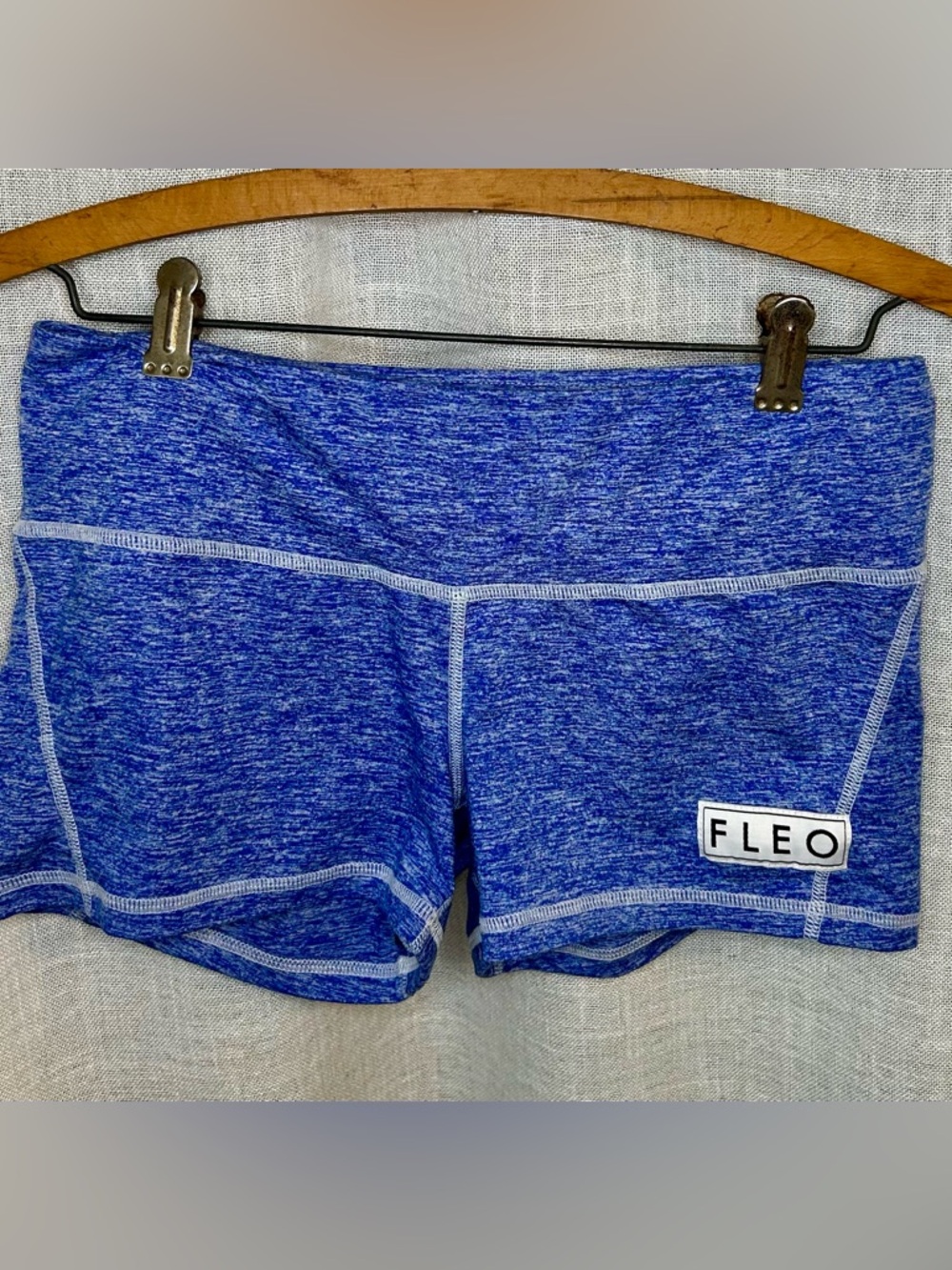 Fleo 3.25 contour Heathered Royal Blue Bike Shorts
